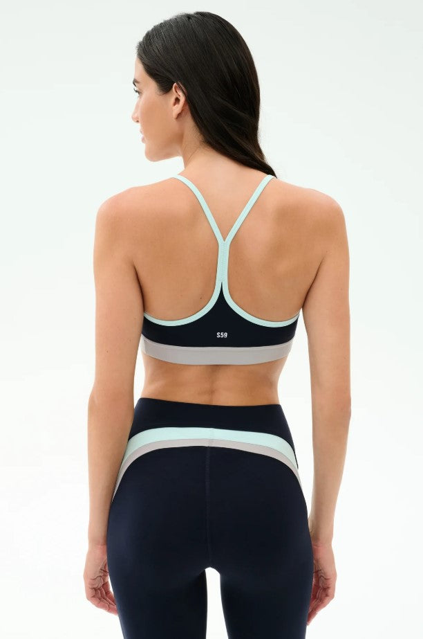 Emerson Airweight Bra - Indigo/Dove