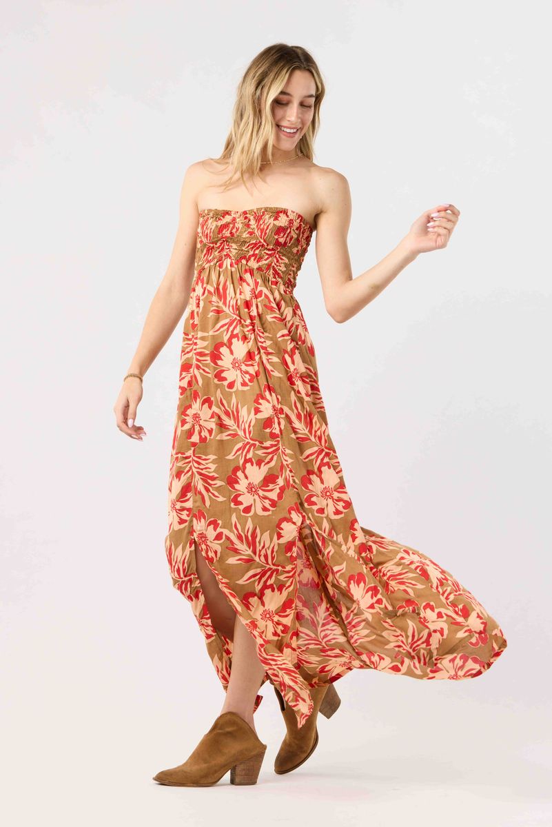 Emilia Maxi Dress - Seychelles Taupe