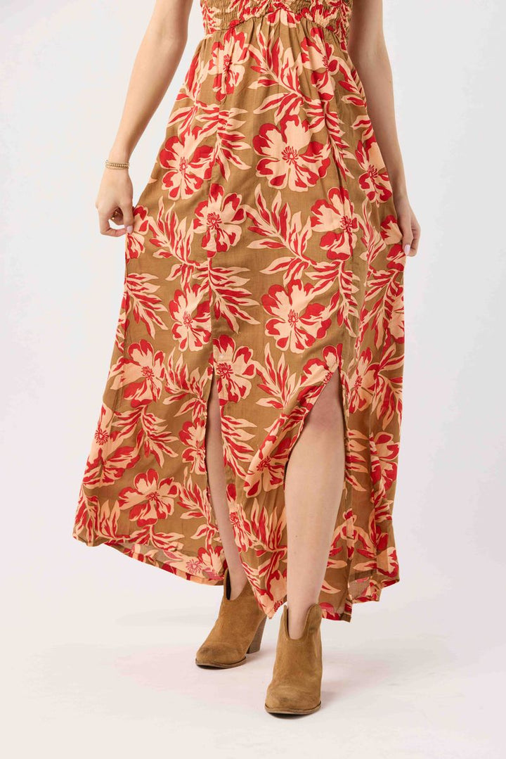 Emilia Maxi Dress - Seychelles Taupe