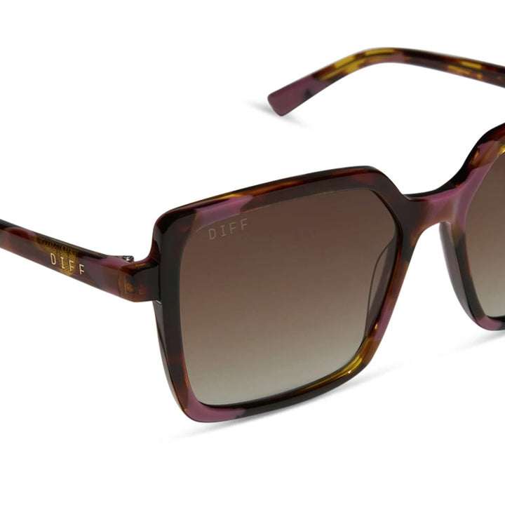 Esme Sunglasses - Torino Tort. + Brown Gradient Polarized