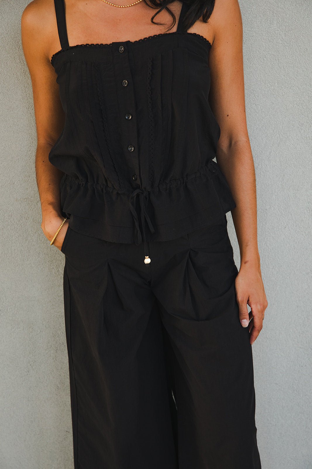 Esther Top - Black - Jaffi's