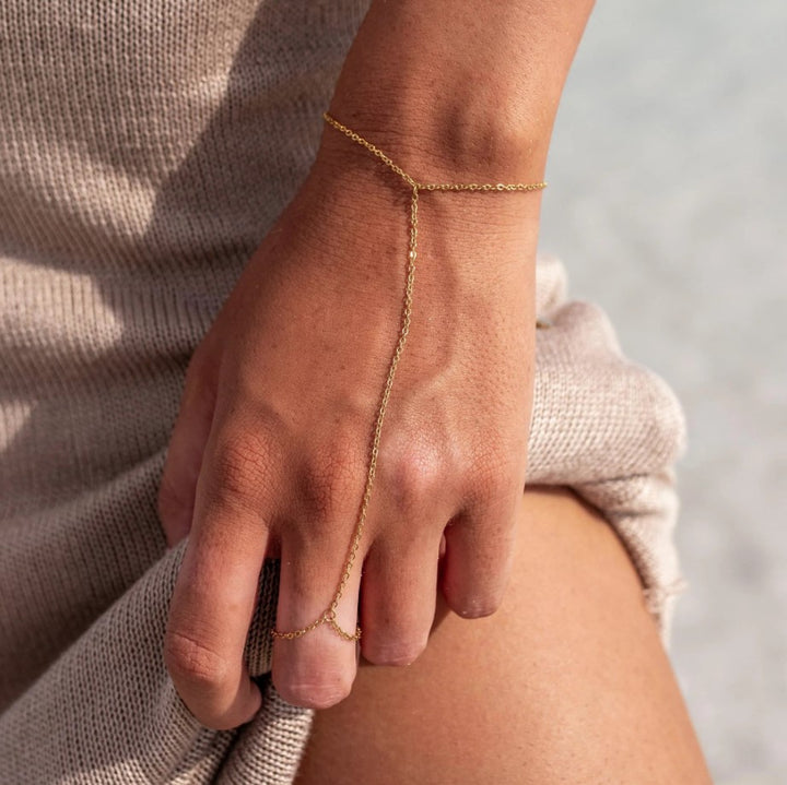 Gold Esther Hand Chain
