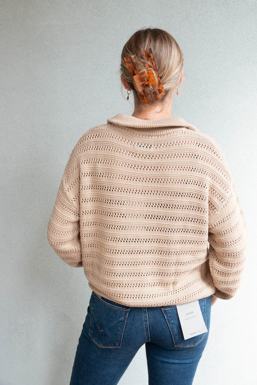 Everly Half Zip Pullover - Dune - Jaffi&
