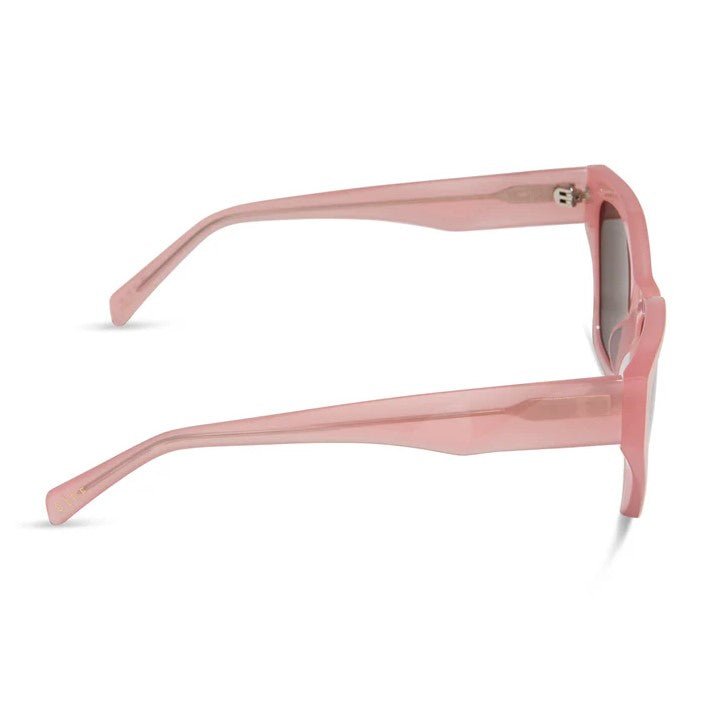 Evie Sunglasses - Peach + Brown Polarized - Jaffi's