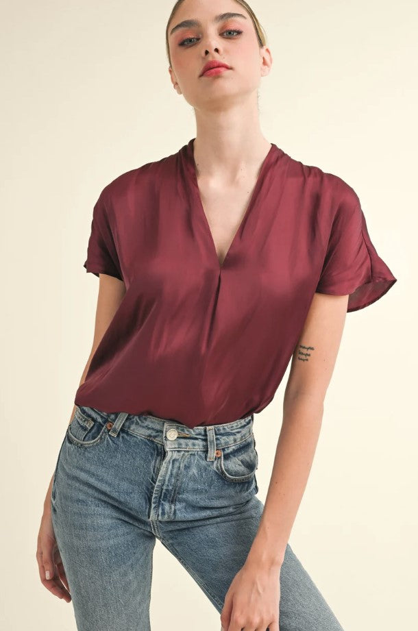 Ezra Blouse - Wine