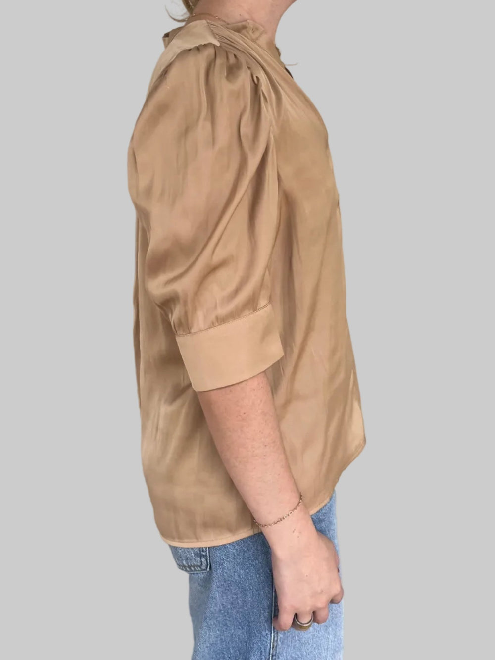 Fable Blouse - Bronze - Jaffi's