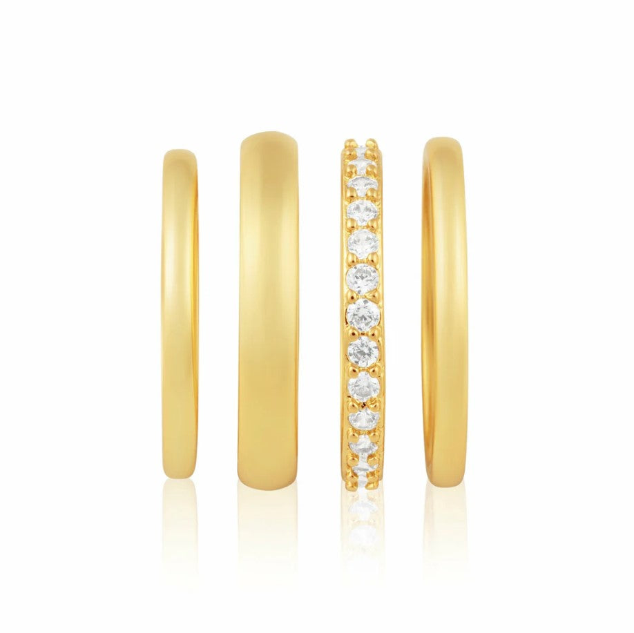 Gold Faye Ring Stack