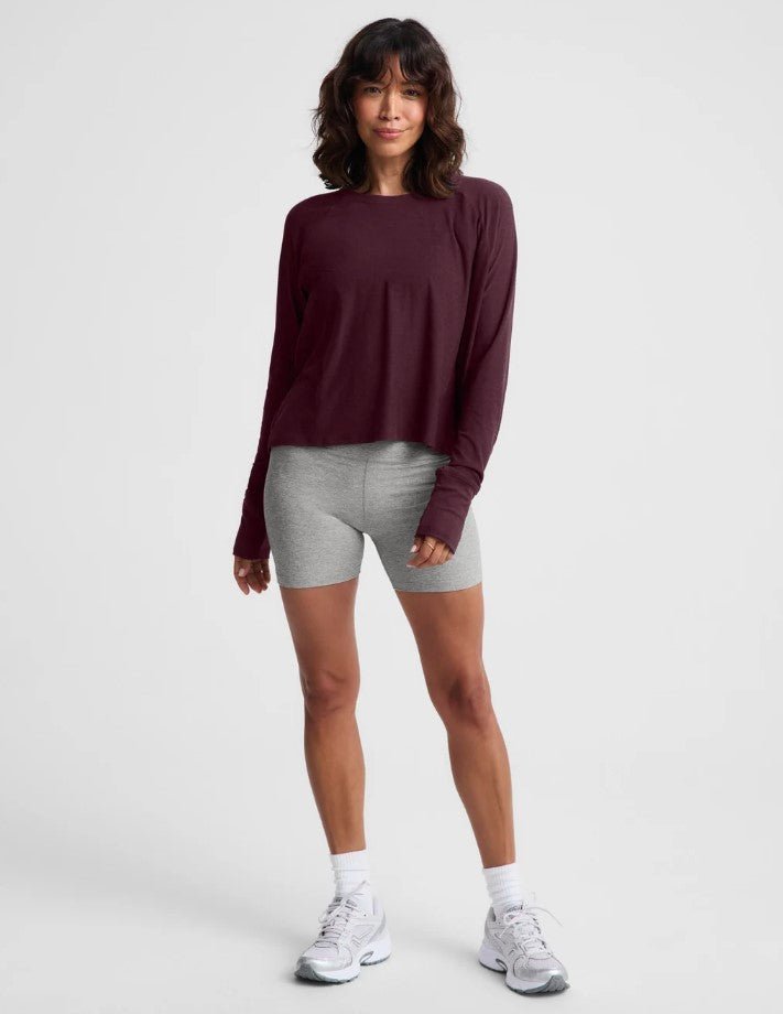 Featherweight Daydreamer Pullover - Cabernet Heather - Jaffi&