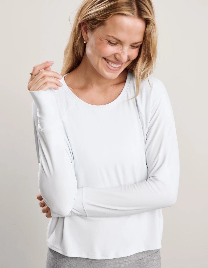 Featherweight Daydreamer Pullover - Cloud White - Jaffi&