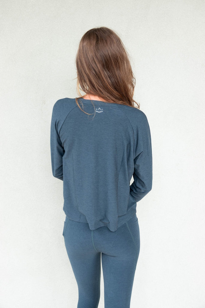 Featherweight Daydreamer Pullover - Dark Ivy Heather - Jaffi&