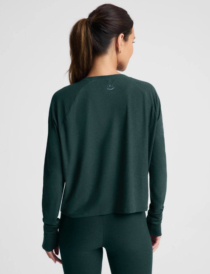 Featherweight Daydreamer Pullover - Dark Ivy Heather - Jaffi&