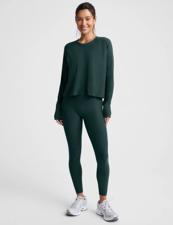 Featherweight Daydreamer Pullover - Dark Ivy Heather - Jaffi&