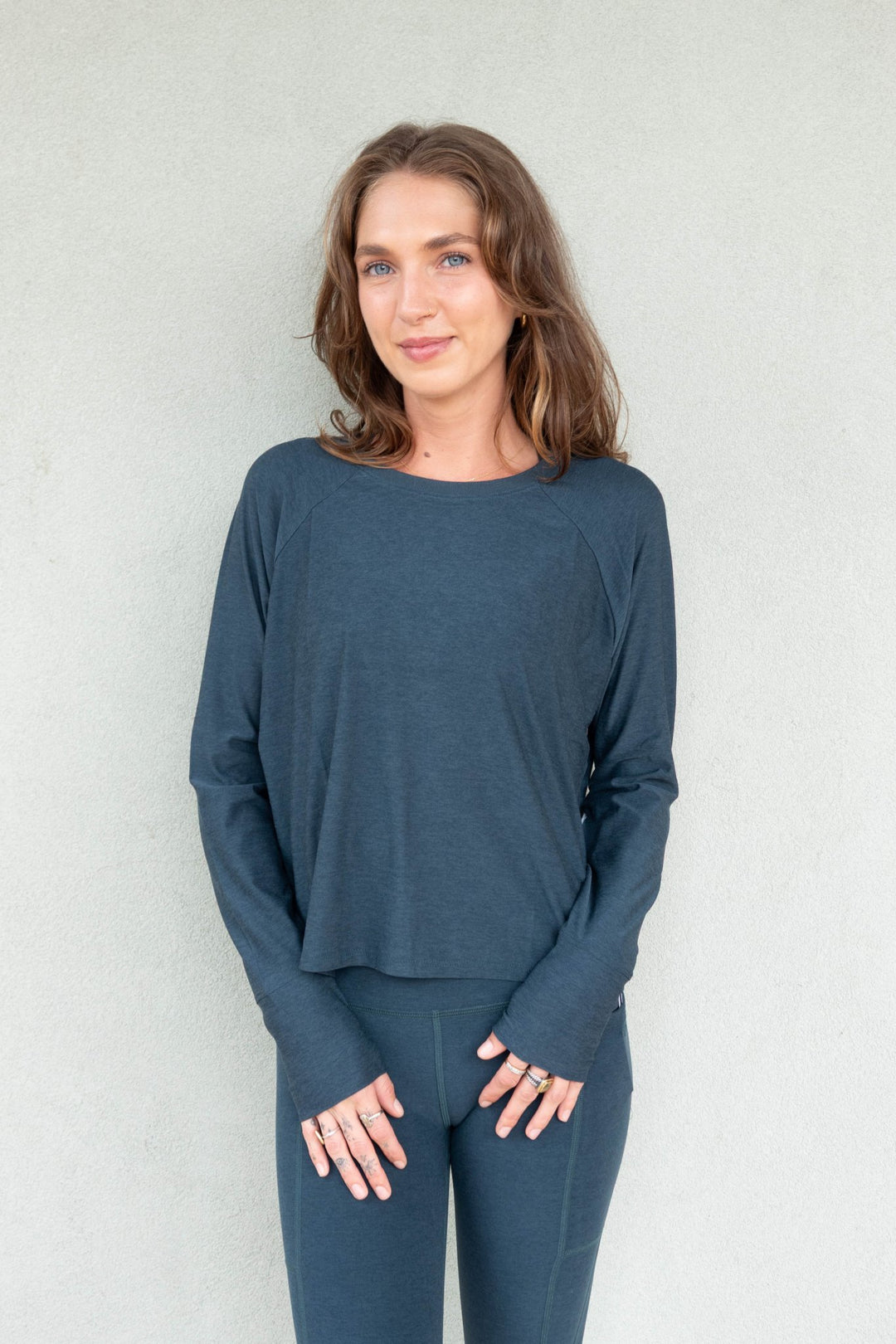 Featherweight Daydreamer Pullover - Dark Ivy Heather - Jaffi&