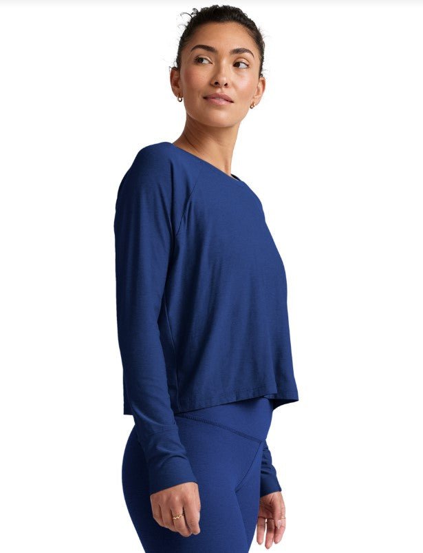 Featherweight Daydreamer Pullover - Marine Blue Heather - Jaffi's