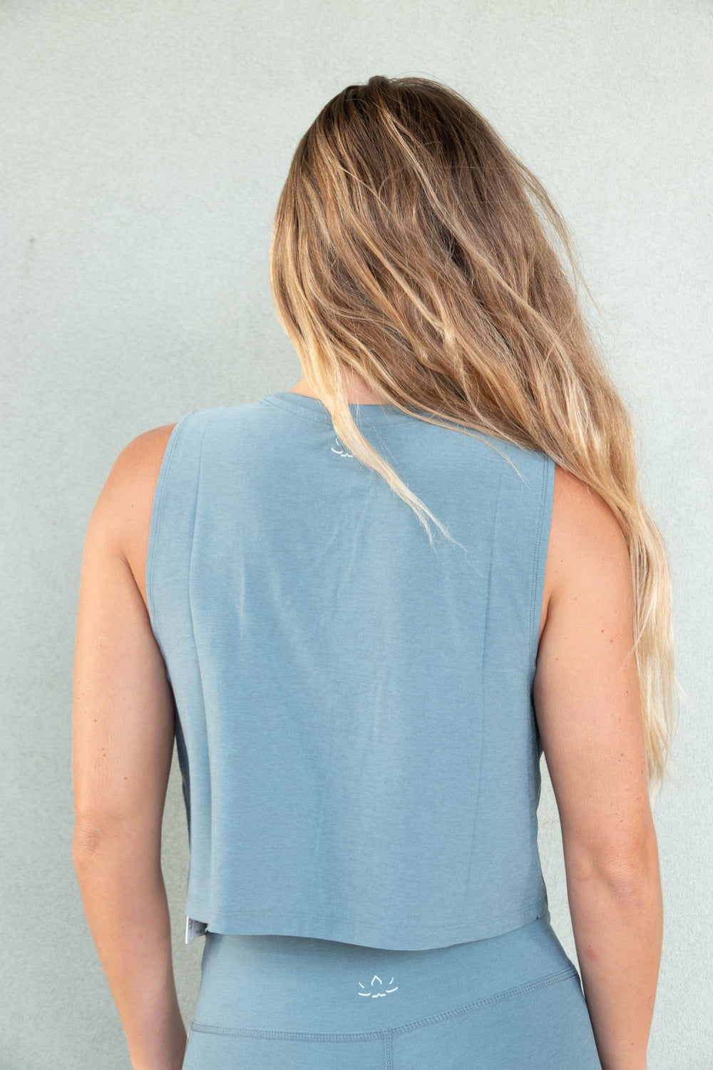 Featherweight Minimal Cropped Tank - Storm Heather - Jaffi's