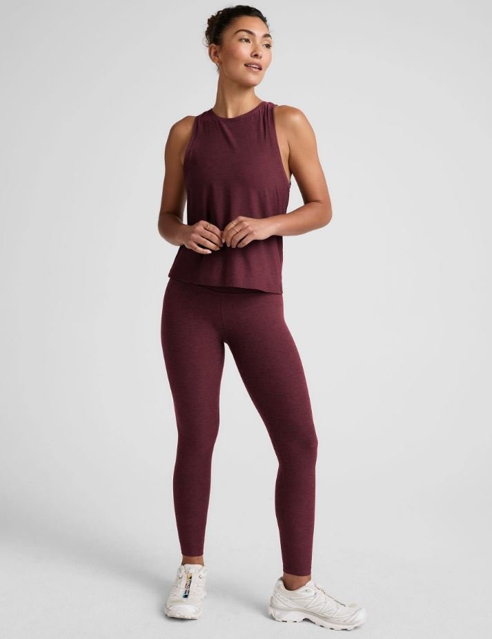 Featherweight Rebalance Tank - Midnight Burgundy Heather - Jaffi's