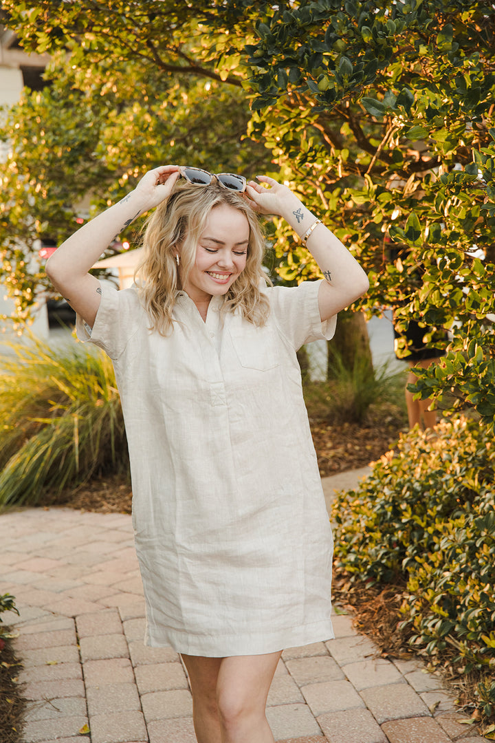 Ola Linen Utility Dress