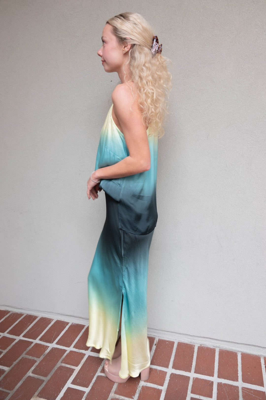 Felicity Skirt - Celestial Yellow Ombre - Jaffi's