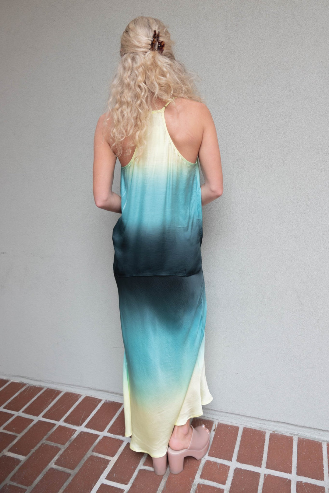 Felicity Skirt - Celestial Yellow Ombre - Jaffi's