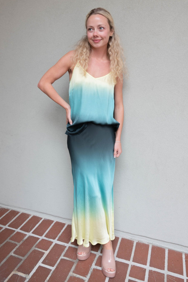 Felicity Skirt - Celestial Yellow Ombre - Jaffi's