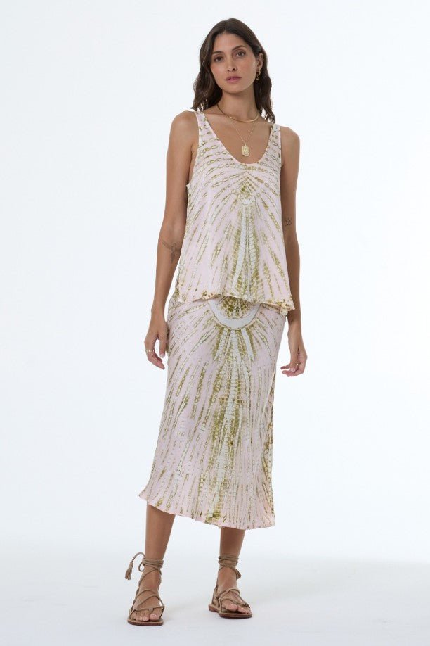 Felicity Skirt - Frosted Pink Nexus Wash - Jaffi's