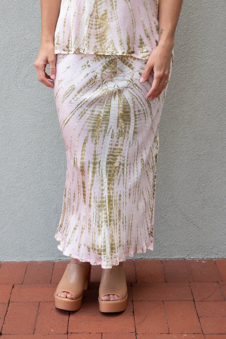 Felicity Skirt - Frosted Pink Nexus Wash - Jaffi's