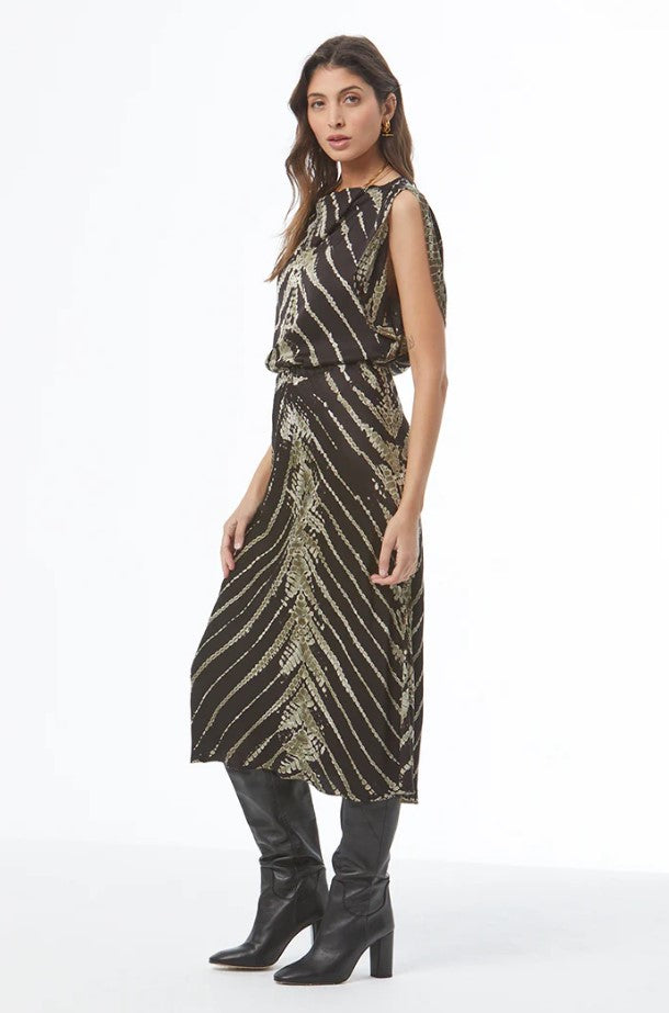 Felicity Skirt - Black Savannah Wash