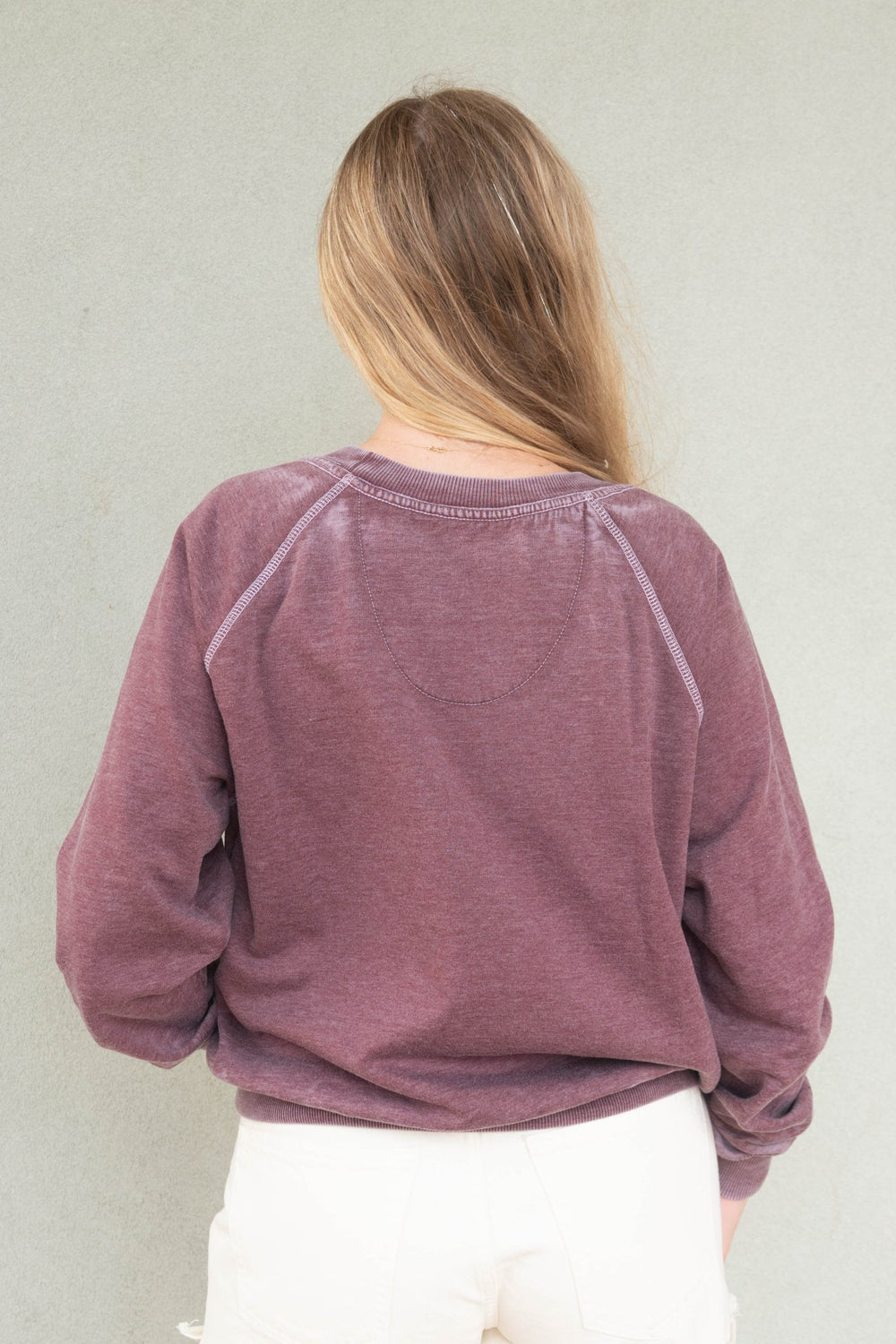 Foreigner Sweatshirt - Vintage Wine - Jaffi's