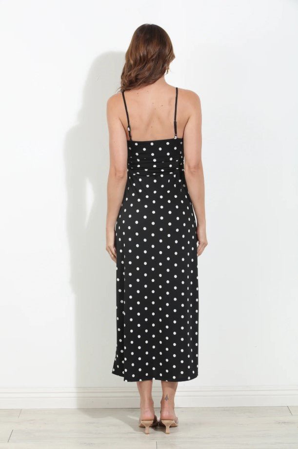 Front Tie Midi Dress - Lolita - Jaffi&