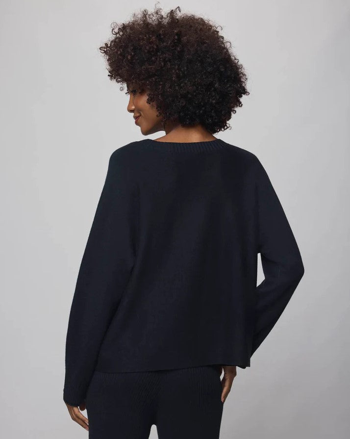 Georgie Cashblend Pullover - Black