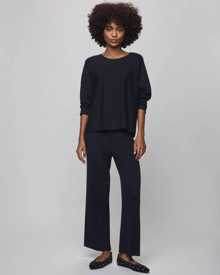 Georgie Cashblend Pullover - Black