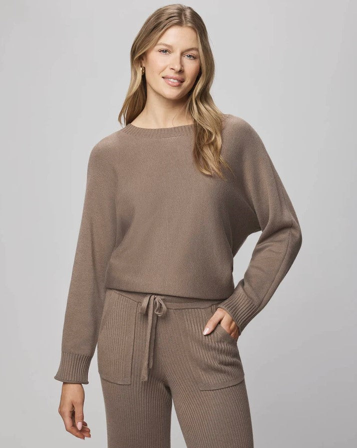 Georgie Cashblend Pullover - Cedar Brown