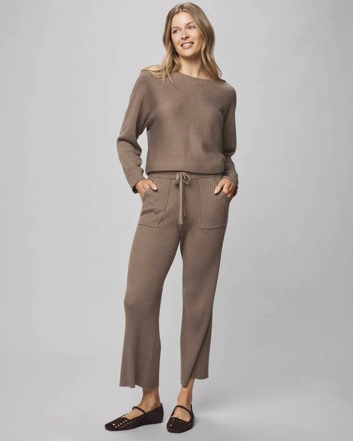 Georgie Cashblend Pullover - Cedar Brown