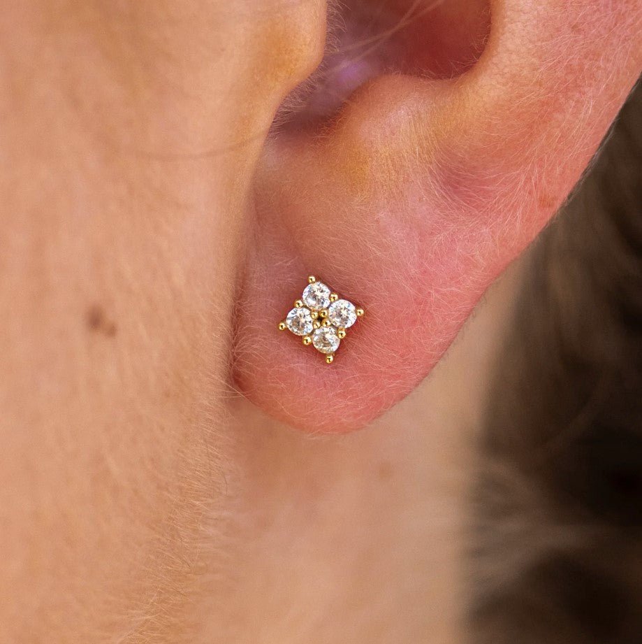 Gemini Stud Earring - Jaffi's