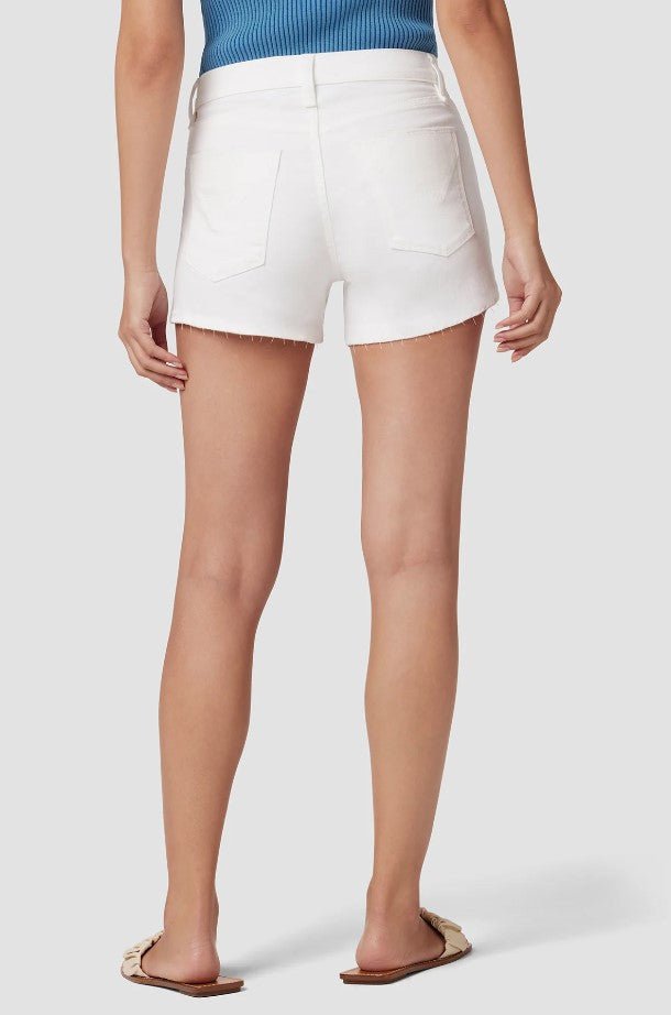 Gemma Mid Rise Short - Clean White - Jaffi's