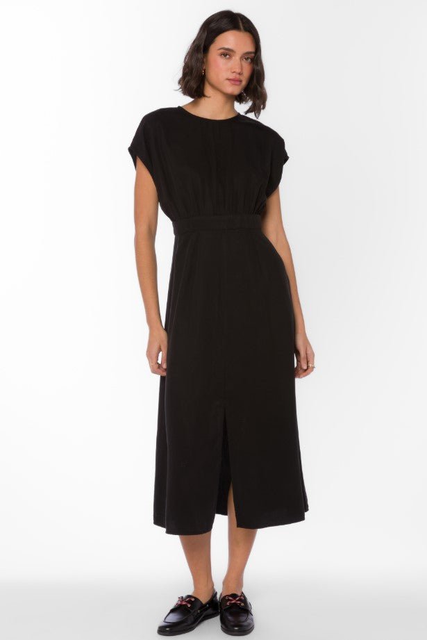 Geneve Midi Dress - Black - Jaffi&