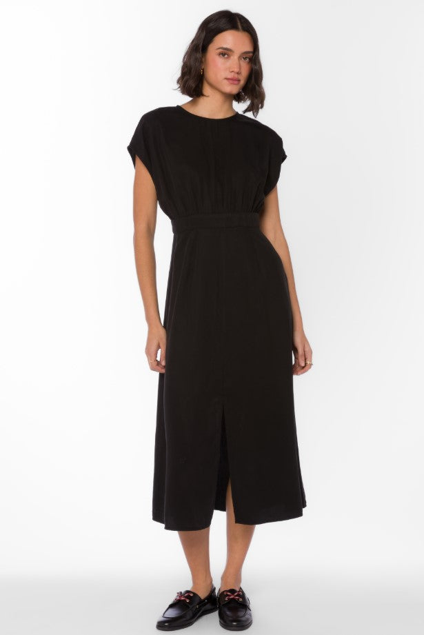 Geneve Midi Dress - Black