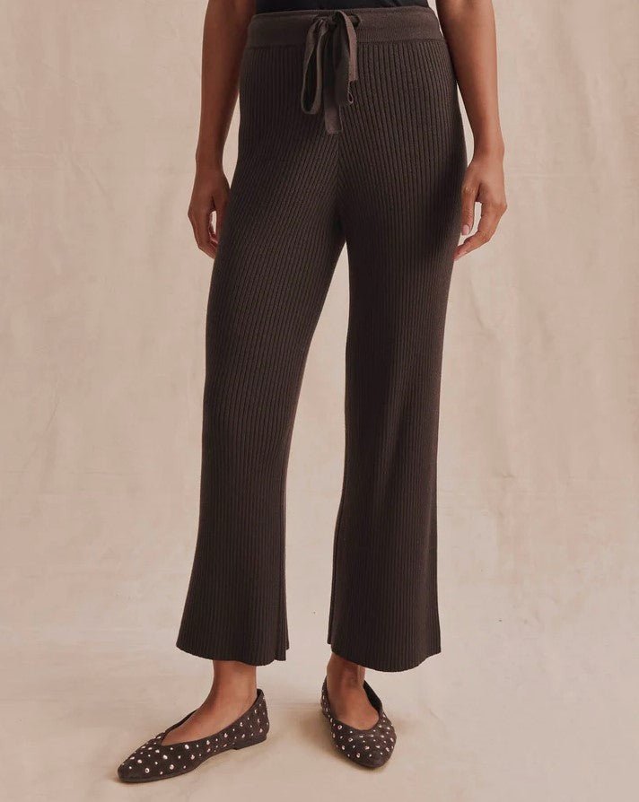 Georgie Rib Sweater Pant - Java - Jaffi's