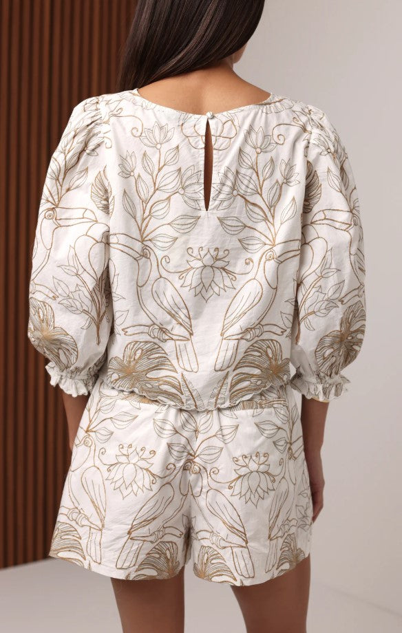 Georgie Top - Toucan Tropic