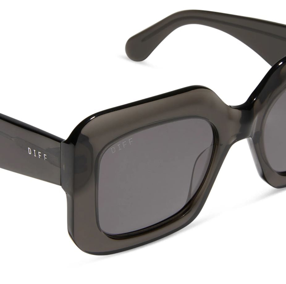 Giada Sunglasses - Smoke Crystal + Grey Polarized