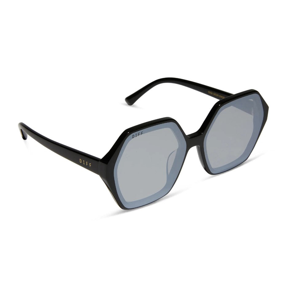 
                  
                    Gigi Sunglasses - Black + Grey Flash
                  
                