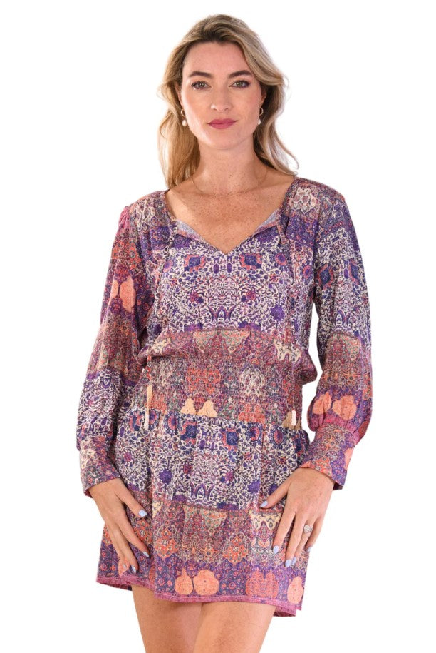 Ginny Dress - Stained Glass Plum