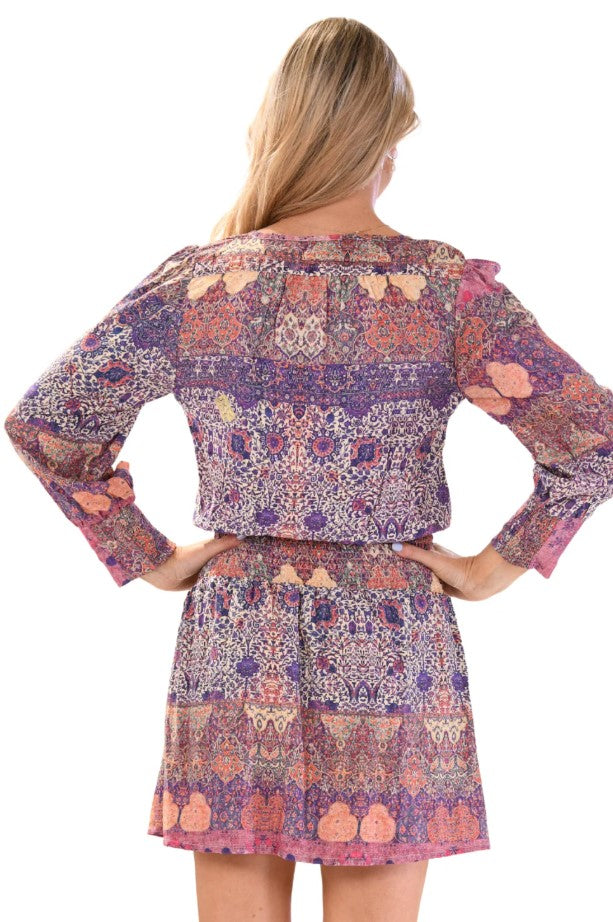 Ginny Dress - Stained Glass Plum