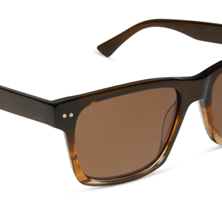 Gino XL Sunglasses -Mocha + Brown Polarized