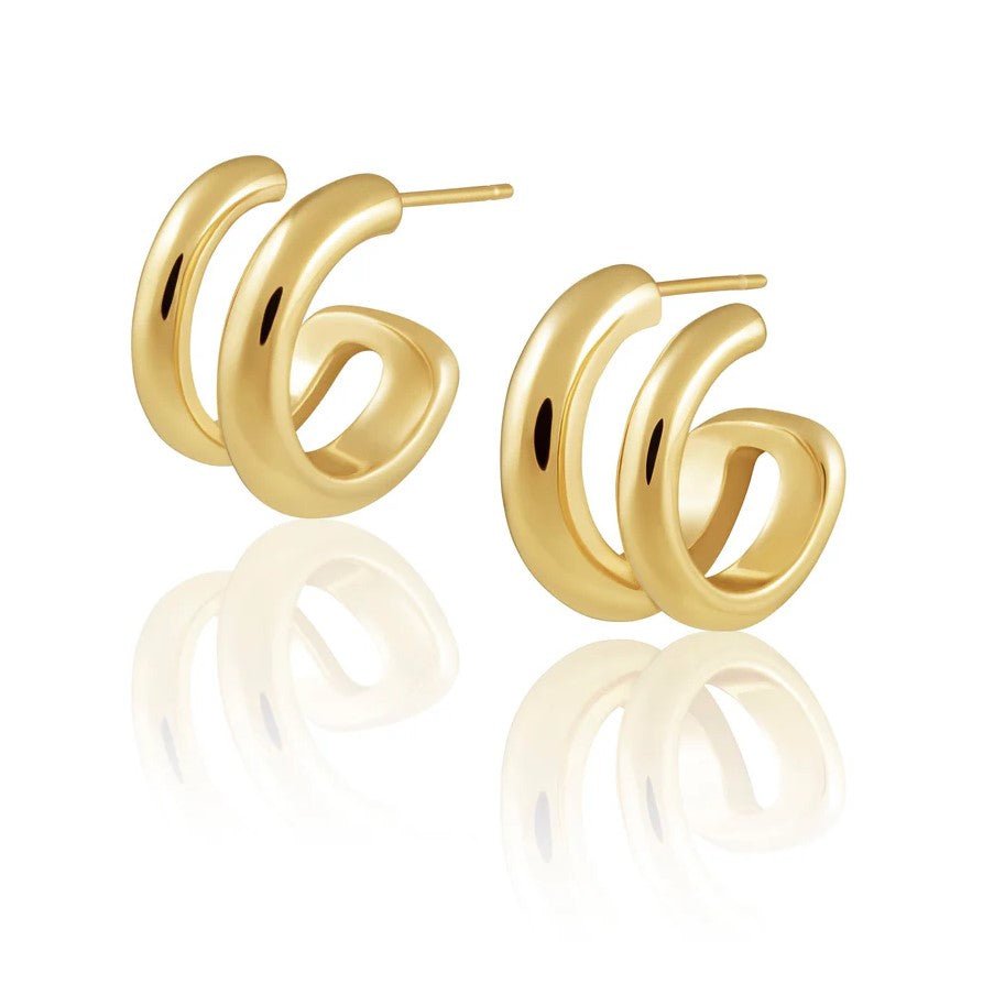 Gisella Double Hoop - Jaffi's