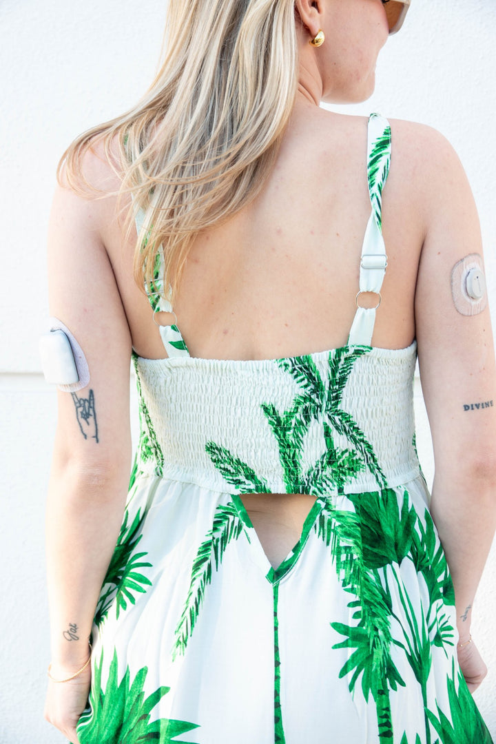 Giselle Dress - Green Bali Jungle - Jaffi's