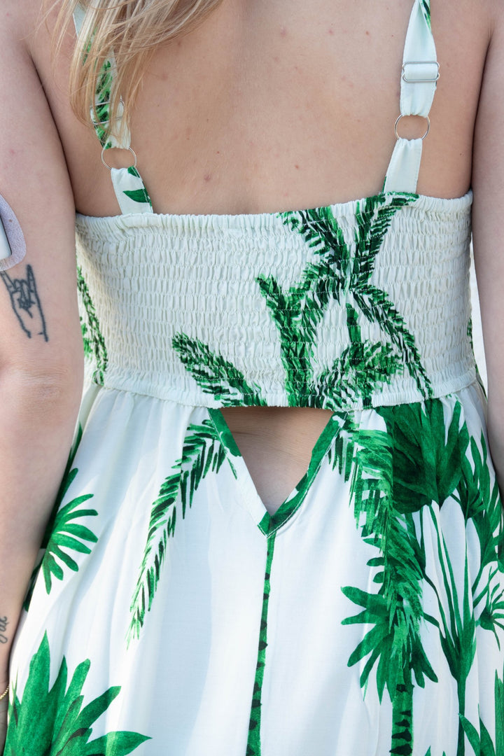 Giselle Dress - Green Bali Jungle - Jaffi's