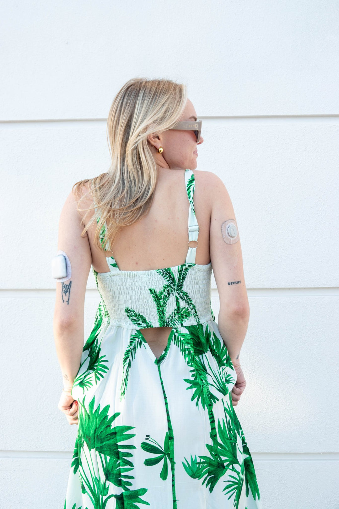 Giselle Dress - Green Bali Jungle - Jaffi's