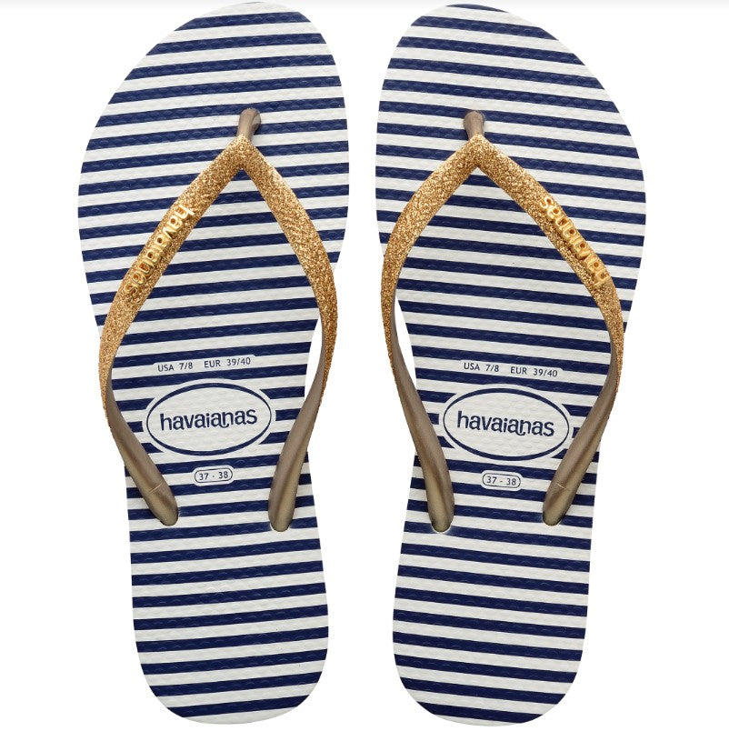 Copy of Slim Glitter Stripe Havaianas