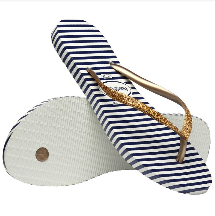 Copy of Slim Glitter Stripe Havaianas